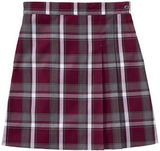 Classroom Uniforms 5PC5351A Girls Plaid Double Pleated Scooter