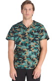 Dickies DK668 Men's V-Neck Print Top