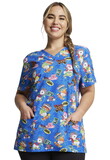 Dickies DK717 V-Neck Print Top