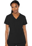 Med Couture MC8434 Double V Neck Top