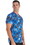 Tooniforms TF688 Unisex Print V-Neck, Jurassic Stomper