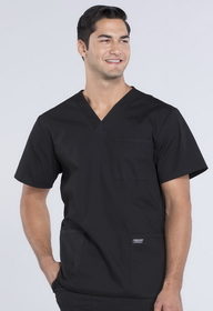Cherokee Workwear WW695 Men's V-Neck Top