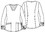 Cherokee Workwear WW855AB Long Sleeve V-Neck Top, Price/Each
