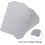 Muka 10 PCS Blank Mouse Mats Rubber Base, Mouse Pads for Office 9.45 x 7.87 x 0.12 Inches