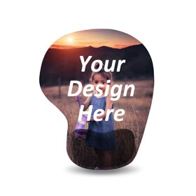 Muka Custom Mouse Pads with Gel Wrist Rest Silicone, Personalized Mouse Mat for Office, 7.3 x 9.0 x 0.7 Inches