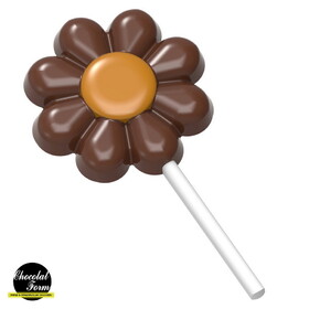 Chocolate World CF0241 Chocolate mould lollipop flower