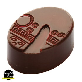 Chocolate World CF0501 Chocolate mould oval maya