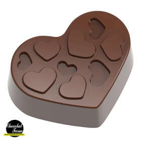 Chocolate World CF0605 Chocolate mould praline hearts