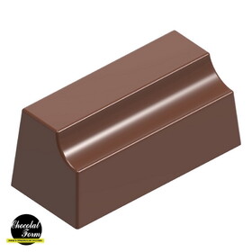 Chocolate World CF0611 Chocolate mould rectangle side indentation