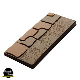 Chocolate World CF0803 Chocolate mould tablet 50 gr Maya names