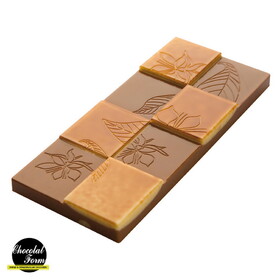 Chocolate World CF0807 Chocolate mould tablet 50 gr flowers and leaves
