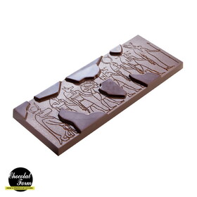 Chocolate World CF0815 Chocolate mould Egyptian hieroglyphs tablet