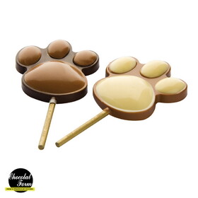 Chocolate World CF1104 Chocolate mould lollipop footprint