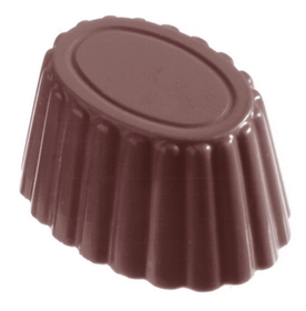 Chocolate World CW1003 Chocolate mould cup oval