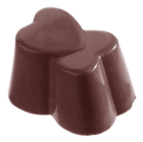Chocolate World CW1023 Chocolate mould heart double
