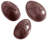 Chocolate World CW1040 Chocolate mould egg olympia 62 mm12 fig.