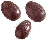 Chocolate World CW1042 Chocolate mould egg olympia 82 mm 6 fig.