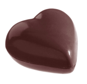 Chocolate World CW1106 Chocolate mould heart 2 x 7,5 gr