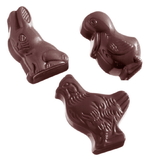 Chocolate World CW1114 Chocolate mould easter animals 7 fig.
