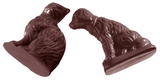 Chocolate World CW1179 Chocolate mould cat and dog 2 fig.