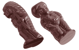 Chocolate World CW1180 Chocolate mould cowboy and indian 2 fig.