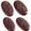 Chocolate World CW1188 Chocolate mould flower caraque oval 5 fig.