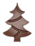 Chocolate World CW12008 Chocolate mould tablet Christmas tree
