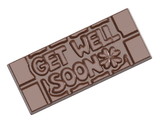 Chocolate World CW12013 Chocolate mould tablet Get well soon