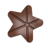 Chocolate World CW12045 Chocolate mould tablet star