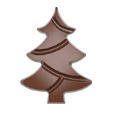 Chocolate World CW12068 Chocolate mould tablet Christmas tree 97 mm
