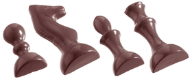 Chocolate World CW1208 Chocolate mould chess set 6 fig.