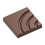Chocolate World CW12103 Chocolate mould karak with arches