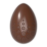 Chocolate World CW12108 Chocolate mould egg with circles