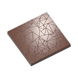 Chocolate World CW12121 Chocolate mould square tablet with cracks