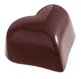 Chocolate World CW1218 Chocolate mould small puffy heart 14 gr