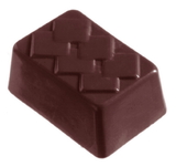 Chocolate World CW1244 Chocolate mould rectangle lozenge