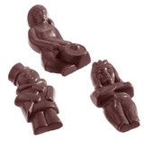 Chocolate World CW1262 Chocolate mould marcofigures 12 fig.