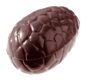 Chocolate World CW1266 Chocolate mould egg kroko 35 mm