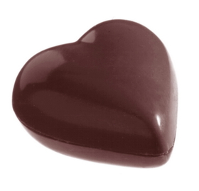 Chocolate World CW1280 Chocolate mould heart 2 x 5 gr