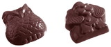 Chocolate World CW1305 Chocolate mould owl and dog 2 fig.