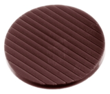 Chocolate World CW1391 Chocolate mould caraque roundel Ø 33 mm