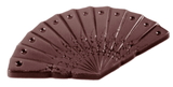 Chocolate World CW1437 Chocolate mould caraque hand fan