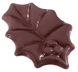 Chocolate World CW1439 Chocolate mould hollyleaf