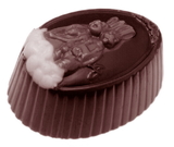 Chocolate World CW1459 Chocolate mould family hare chocolate 3 fig.
