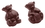 Chocolate World CW1463 Chocolate mould two bears 2 fig.