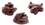 Chocolate World CW1471 Chocolate mould belgian express 3 fig.