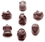 Chocolate World CW1485 Chocolate mould easter range 7 fig.
