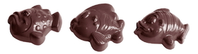 Chocolate World CW1506 Chocolate mould fish 3 fig.