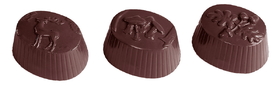 Chocolate World CW1507 Chocolate mould autumn 3 fig.