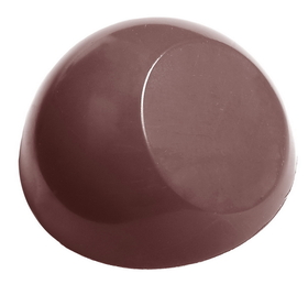 Chocolate World CW1561 Chocolate mould half sphere with flat side &#216; 27,5 mm